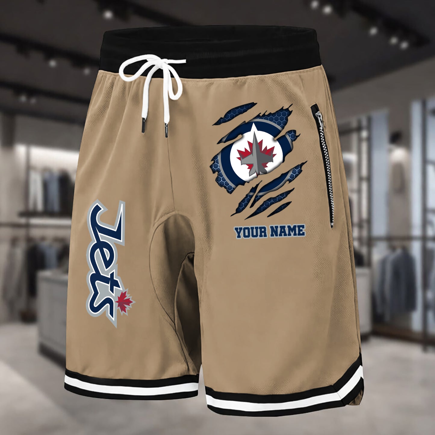 PREMIUM NHL X WJ Summer Fitness Breathable Basketball Shorts NDT NHM 240426