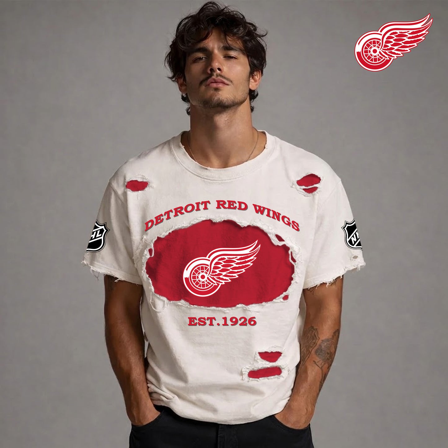 PREMIUM NHL  x DRW RETRO WASH SHIRT NDT NTN 080426