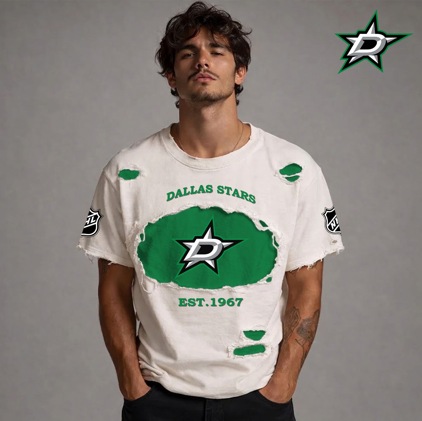 PREMIUM NHL  x DS RETRO WASH SHIRT NDT NTN 080426