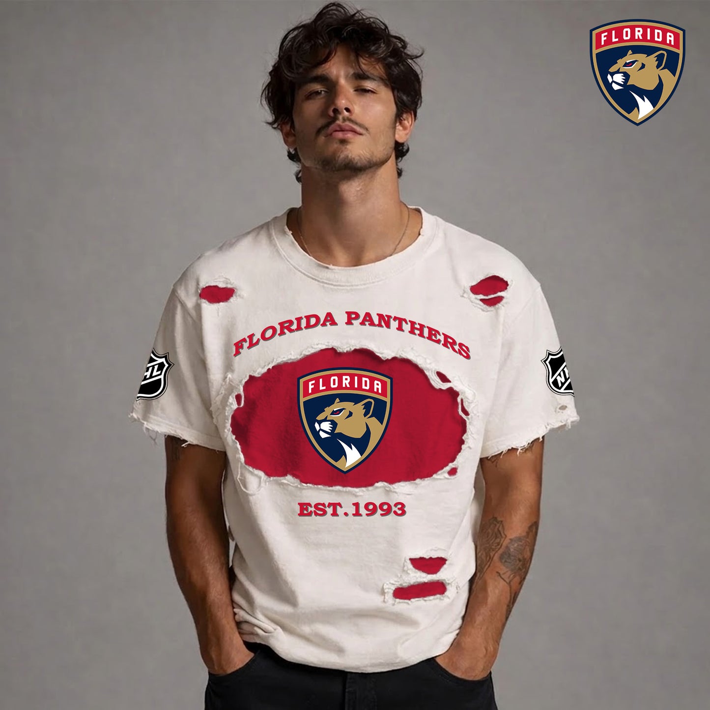 PREMIUM NHL  x FP RETRO WASH SHIRT NDT NTN 080426