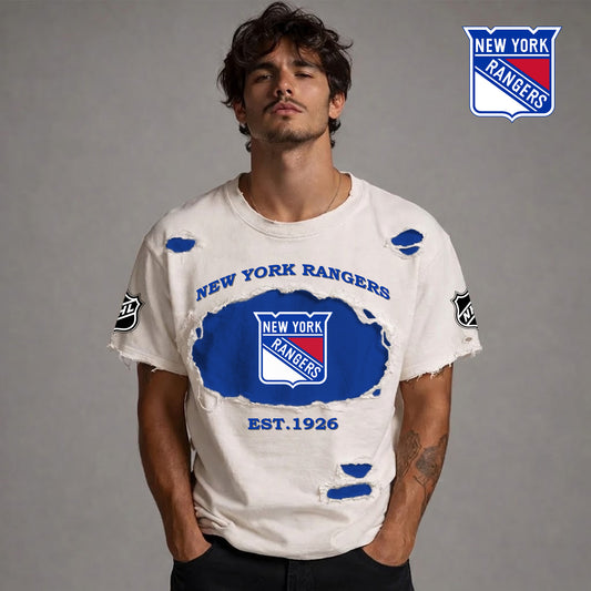 PREMIUM NHL  x NYR RETRO WASH SHIRT NDT NTN 080426