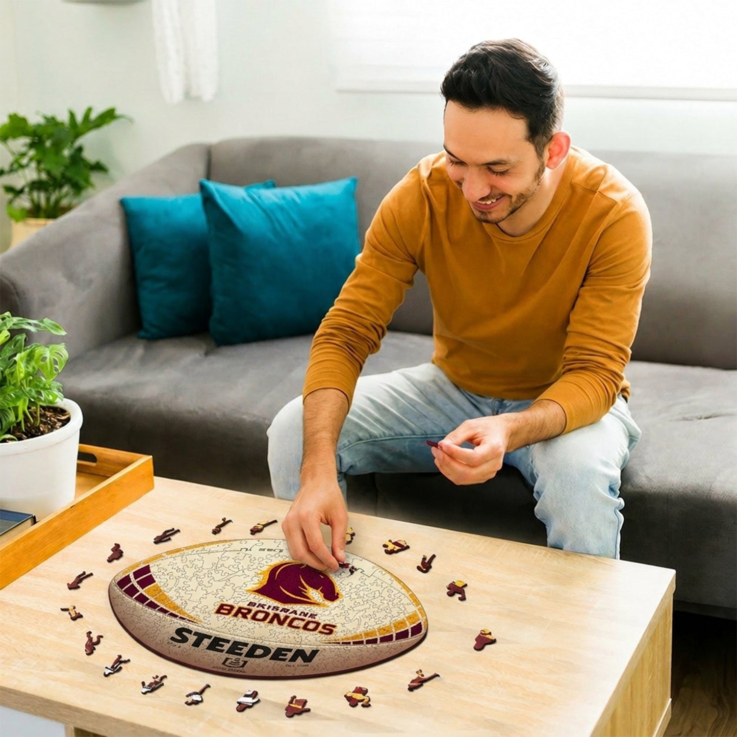 PREMIUM NRL X BB 3D Wooden Puzzle Gift For Fan Limited Editions NDT NHM 030626