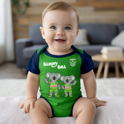 PREMIUM NRL X CR BLINKY BILL Baby Romper Custom Name For Kids NDT LVH 130426 1