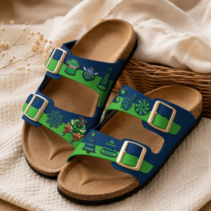 PREMIUM NRL  X CR Birken-Inspired Double-Strap Sandals For Summer Holiday NDT NTN 80526