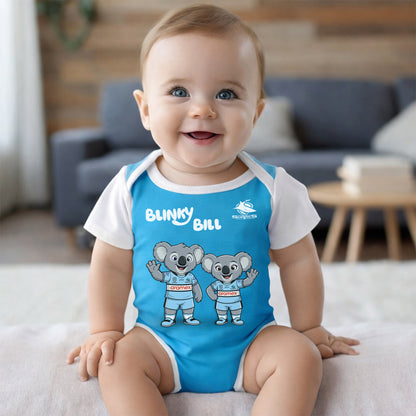 PREMIUM NRL X CS BLINKY BILL Baby Romper Custom Name For Kids NDT LVH 130426 1