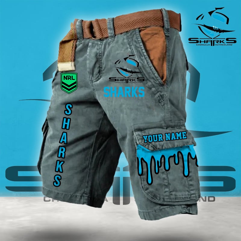PREMIUM NRL X CS Cargo Shorts Custom Name Limited Edition NDT LVH
