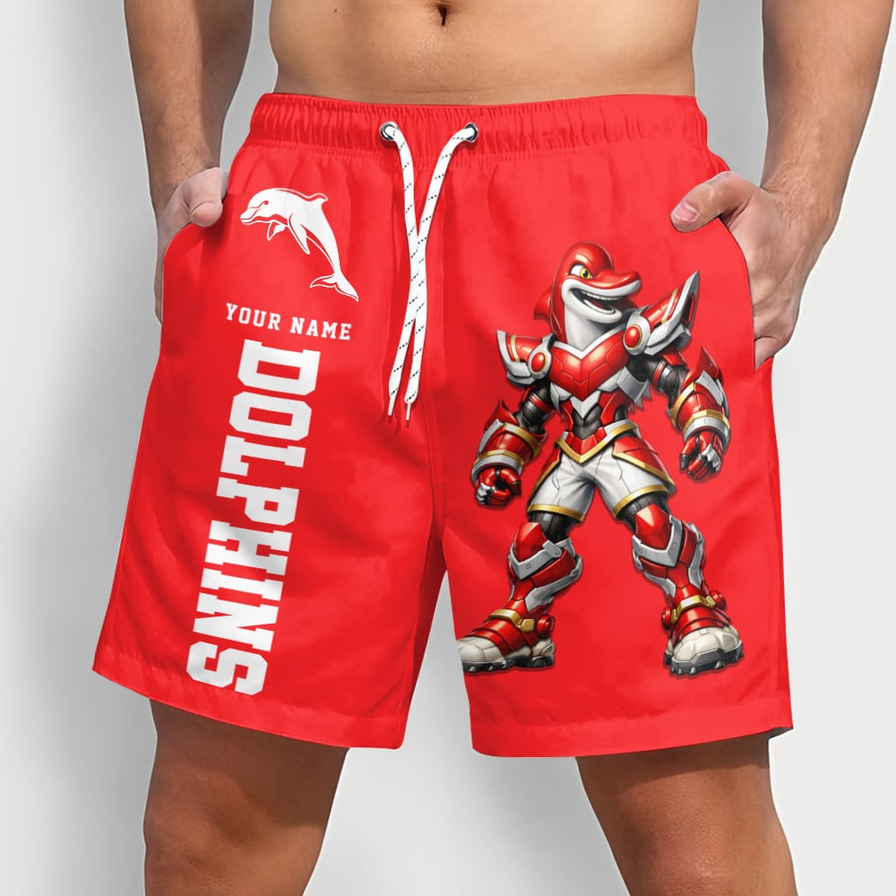 PREMIUM NRL  X DOL Sport Style Mascot Men Short Pants Custom NAME NDT NQK