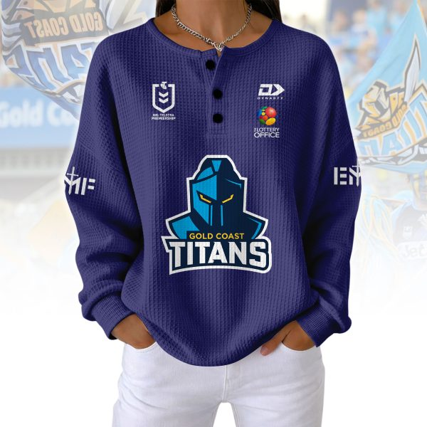 PREMIUM NRL X GCT Woman Waffle  Classic Hoodie NDT NQK 240326