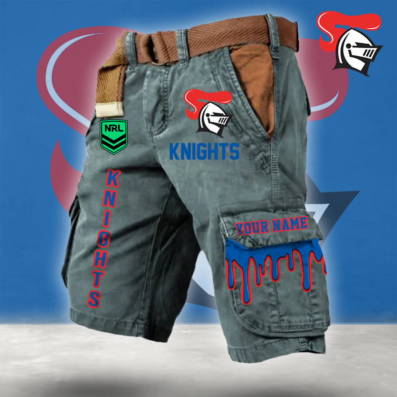 PREMIUM NRL X NK Cargo Shorts Custom Name Limited Edition NDT LVH