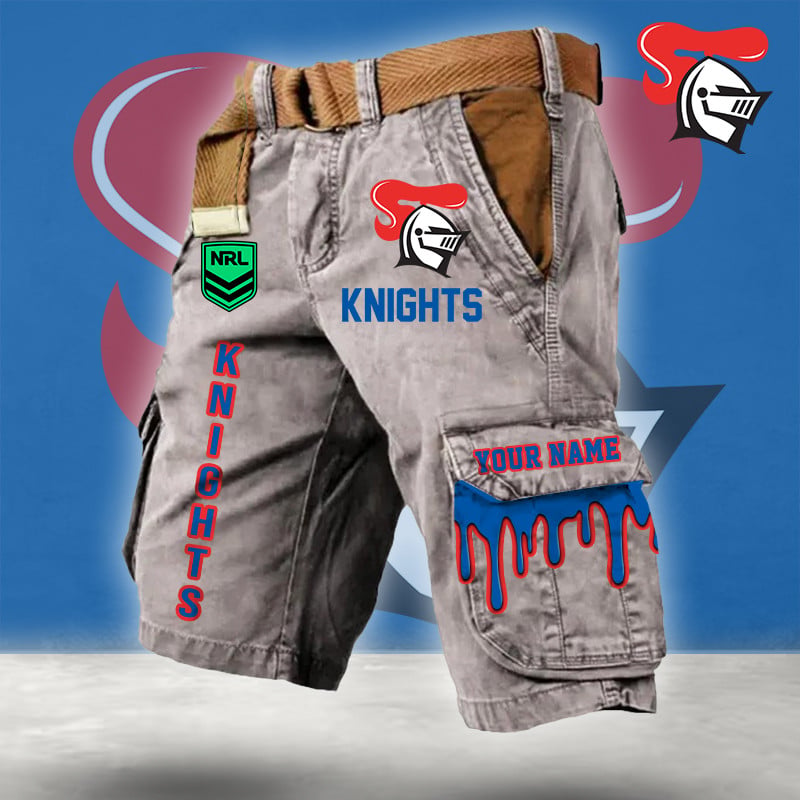PREMIUM NRL X NK Cargo Shorts Custom Name Limited Edition NDT LVH