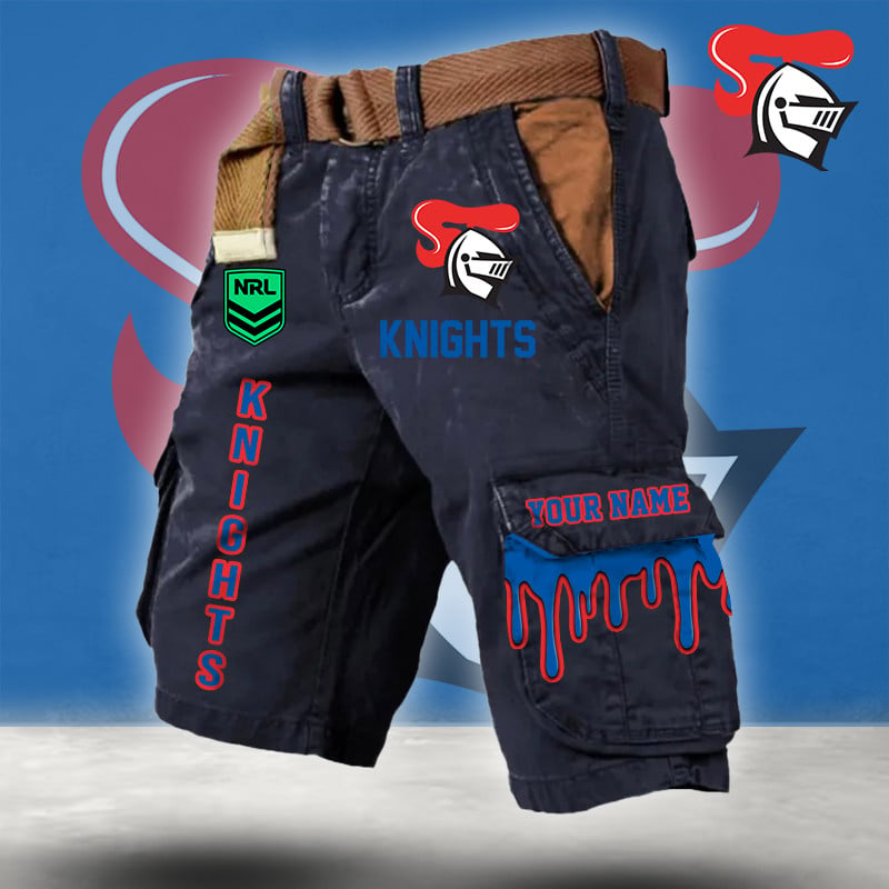 PREMIUM NRL X NK Cargo Shorts Custom Name Limited Edition NDT LVH