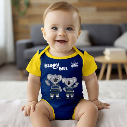 PREMIUM NRL X NQC BLINKY BILL Baby Romper Custom Name For Kids NDT LVH 130426 1
