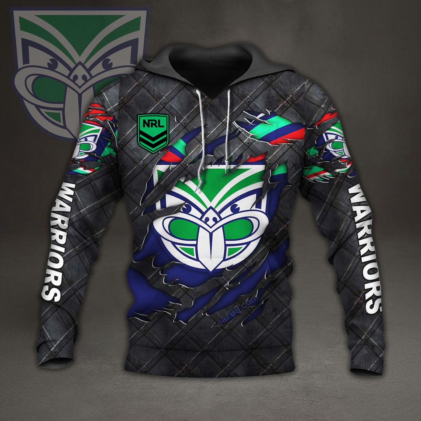 PREMIUM NRL X NZW 3D HOODIE NDT NHM 150426
