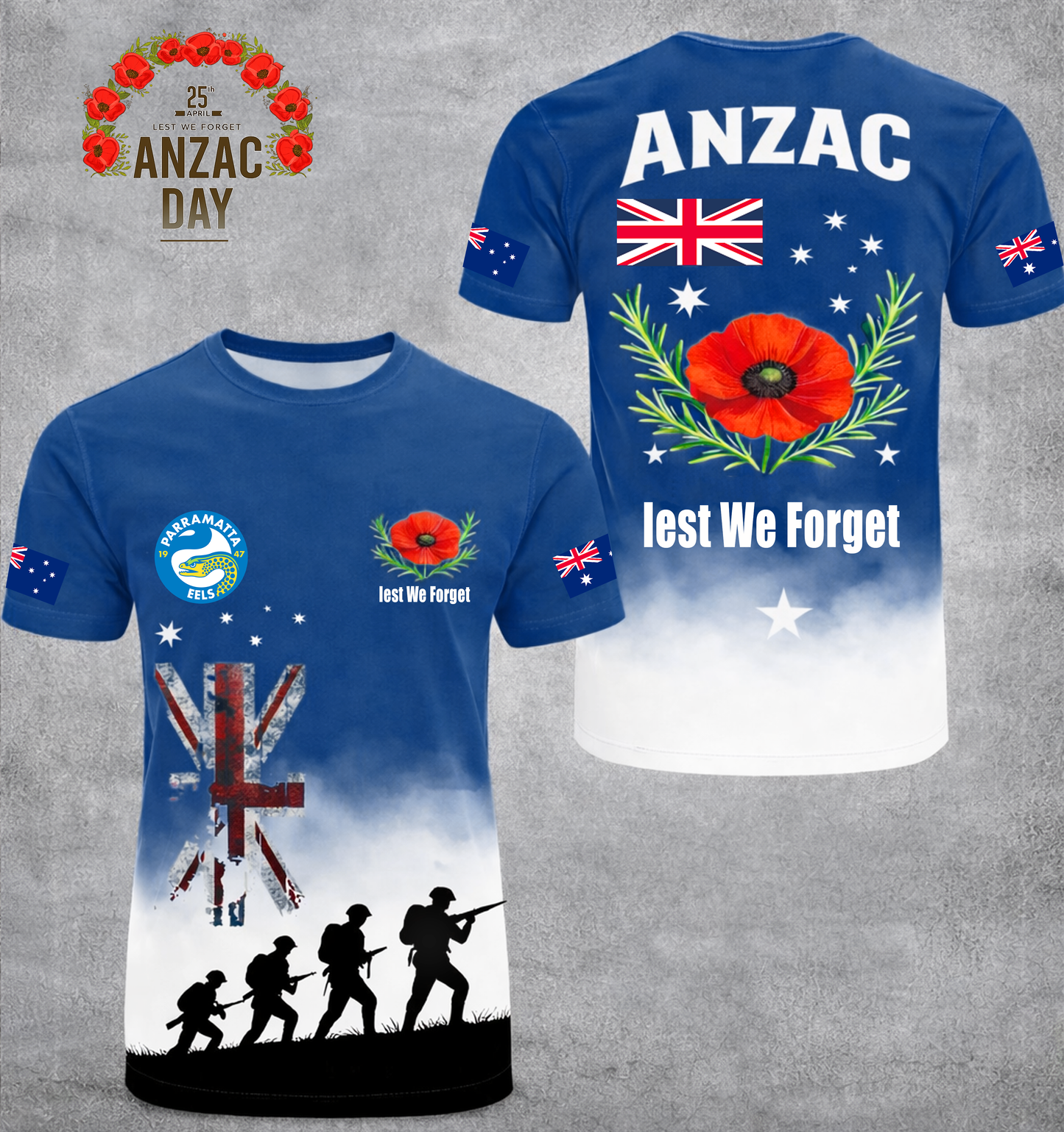 PREMIUM NRL X PE ANZAC DAY SHIRT LIMITED EDITION NDT VHM