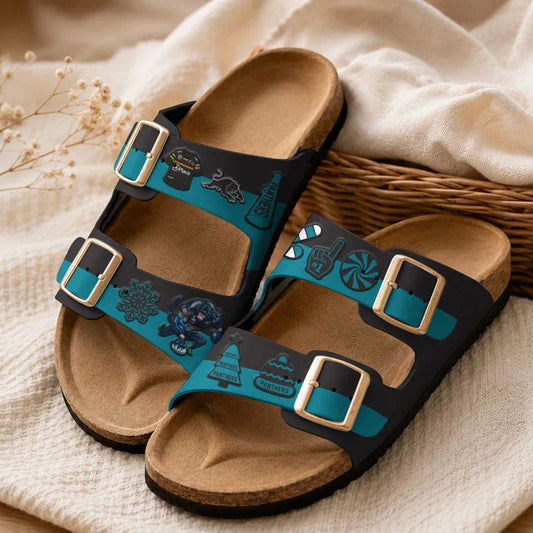 PREMIUM NRL  X PP Birken-Inspired Double-Strap Sandals For Summer Holiday NDT NTN 80526
