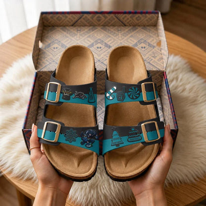 PREMIUM NRL  X PP Birken-Inspired Double-Strap Sandals For Summer Holiday NDT NTN 80526