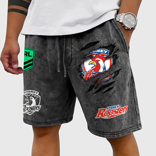 PREMIUM NRL X SR Wash Shorts FOR SUMMER HOLIDAY NDT NHM 030426
