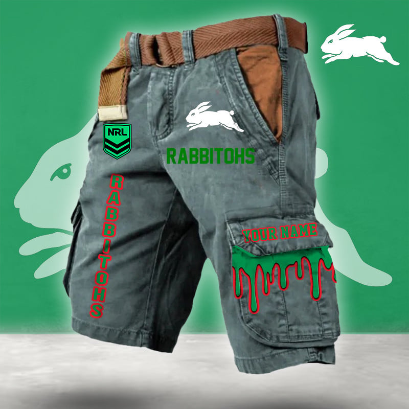 PREMIUM NRL X SSR Cargo Shorts Custom Name Limited Edition NDT LVH