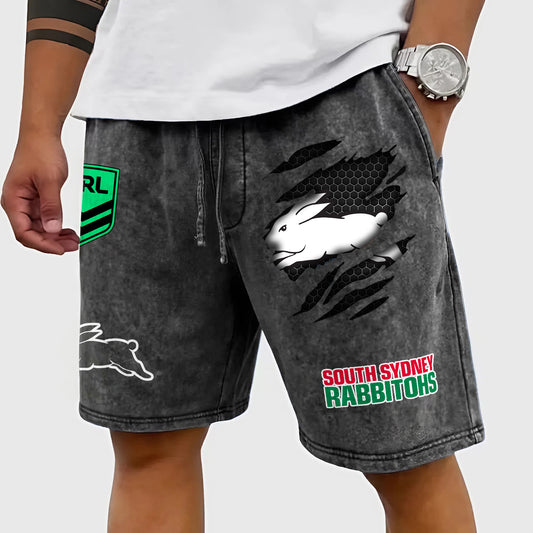 PREMIUM NRL X SSR Wash Shorts FOR SUMMER HOLIDAY NDT NHM 030426
