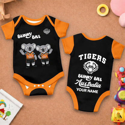 PREMIUM NRL X WT BLINKY BILL Baby Romper Custom Name For Kids NDT LVH 130426 1