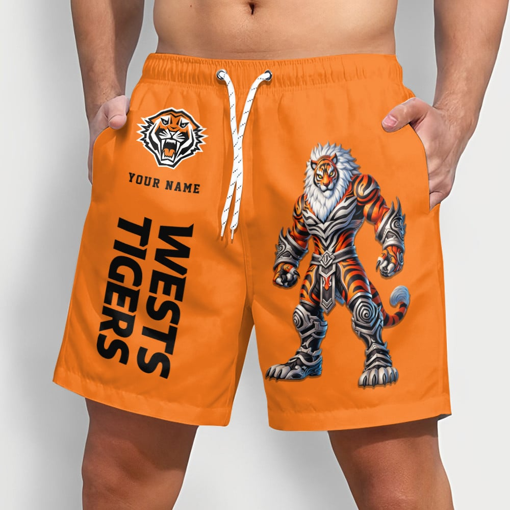 PREMIUM NRL  X WT Sport Style Mascot Men Short Pants Custom NAME NDT NQK