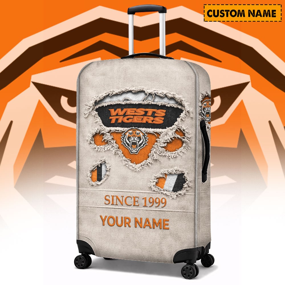 PREMIUM NRL X WT Vintage Luggage Cover Custom Name NDT LVH 310326