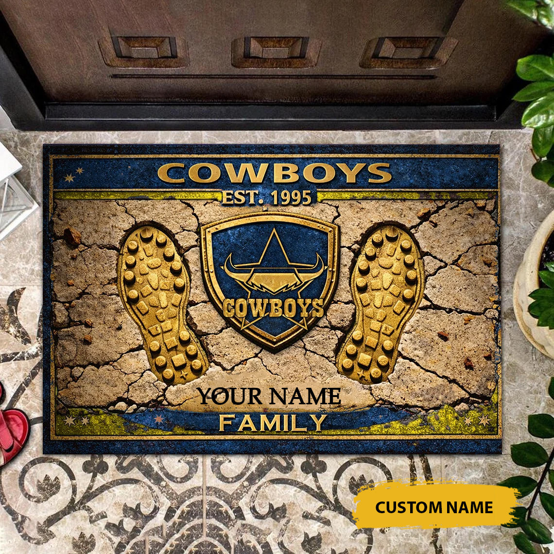 PREMIUM X  NQC Doormat Personalized Limited Edition For Home NDT NTN
