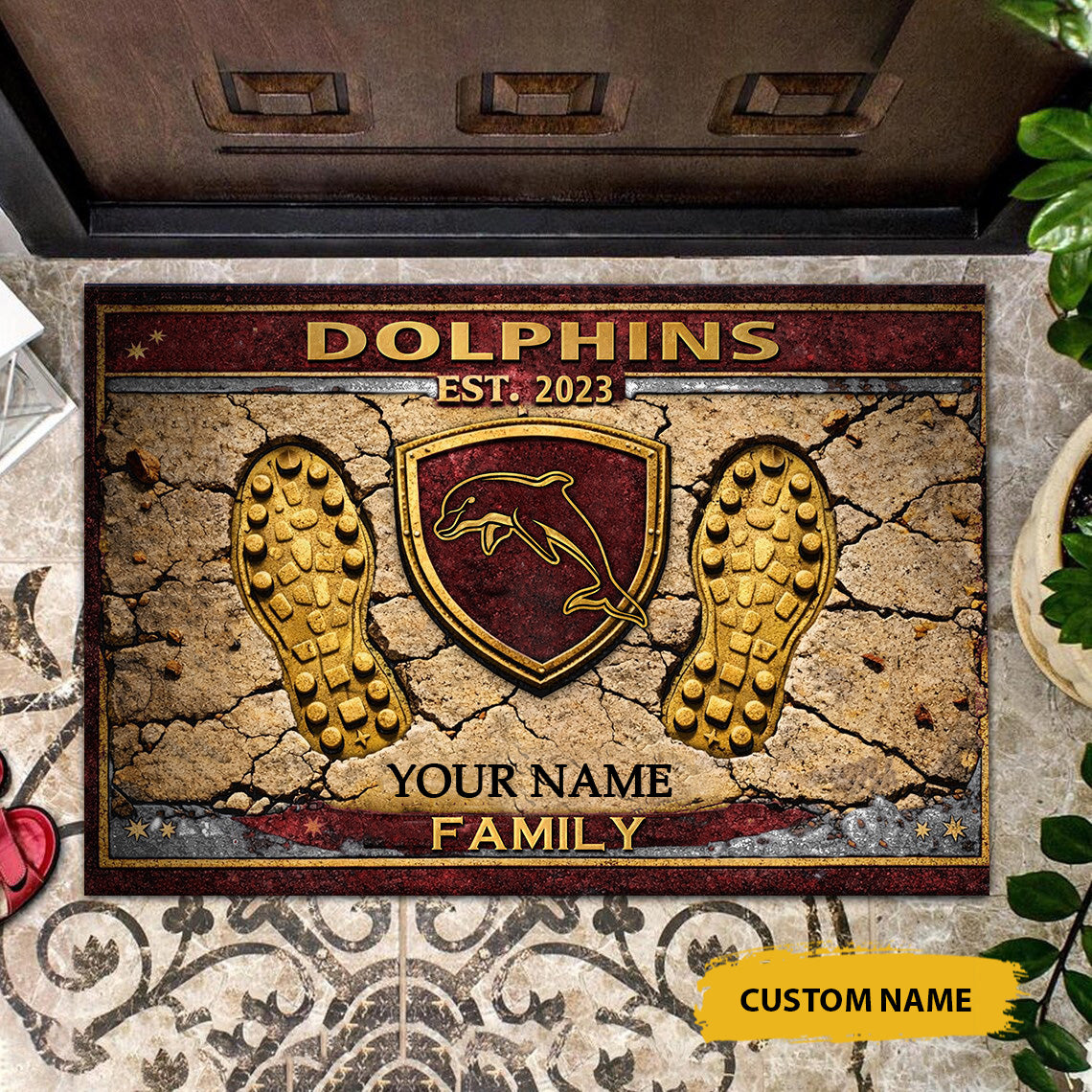 PREMIUM X  TD Doormat Personalized Limited Edition For Home NDT NTN
