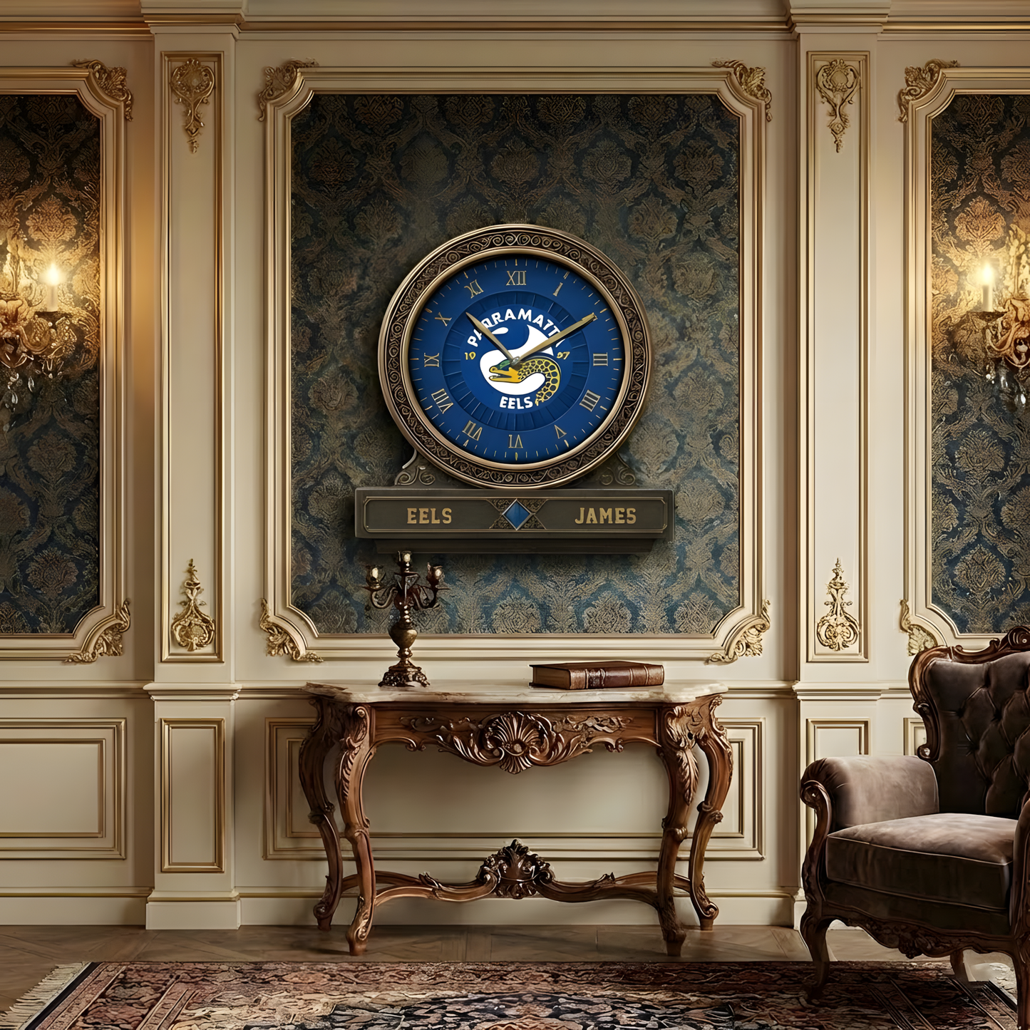 PREMIUM NRL X PE ROYAL Acrylic Wall Clock For Sweet Home Limited Editions NDT LVH 260226