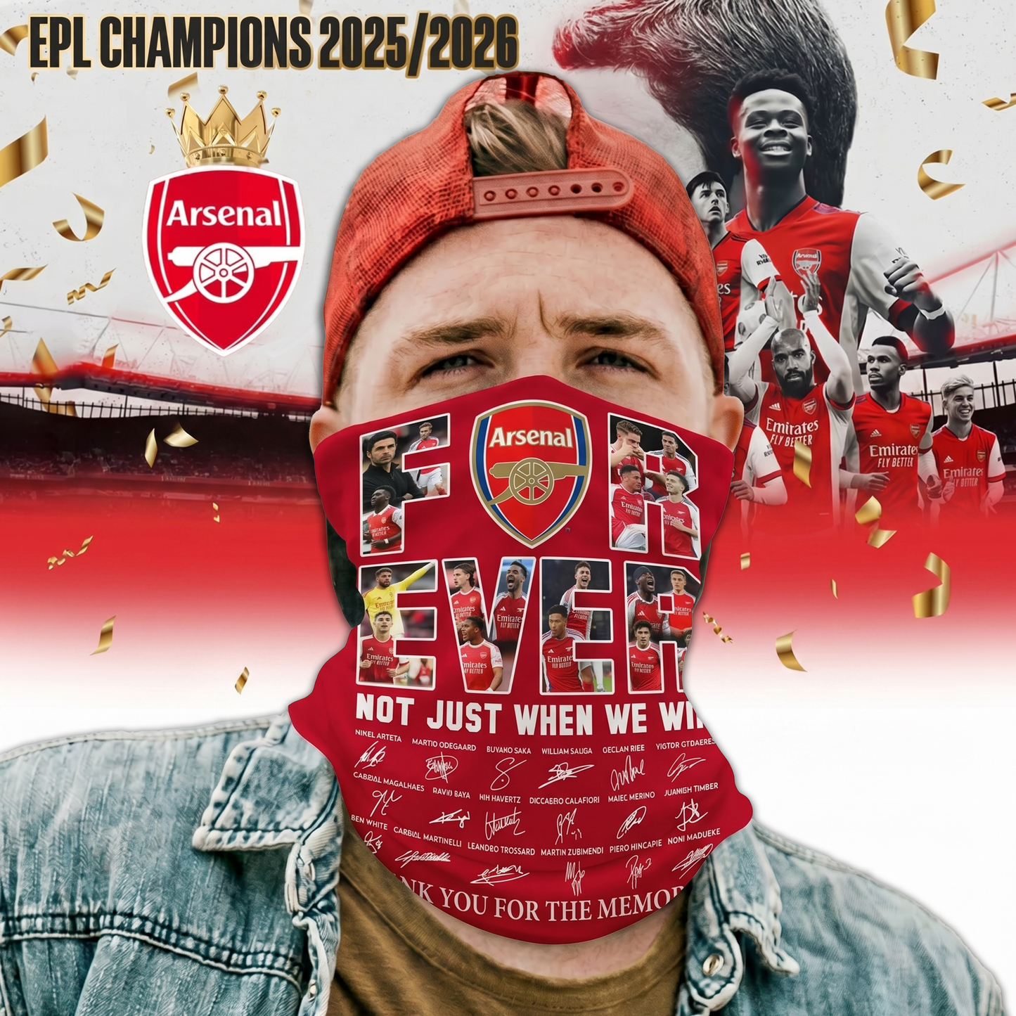 PREMIUM  ARS X Thanks for the Memories Champion Unisex Bandana Mask V1 NDT VHM 210526