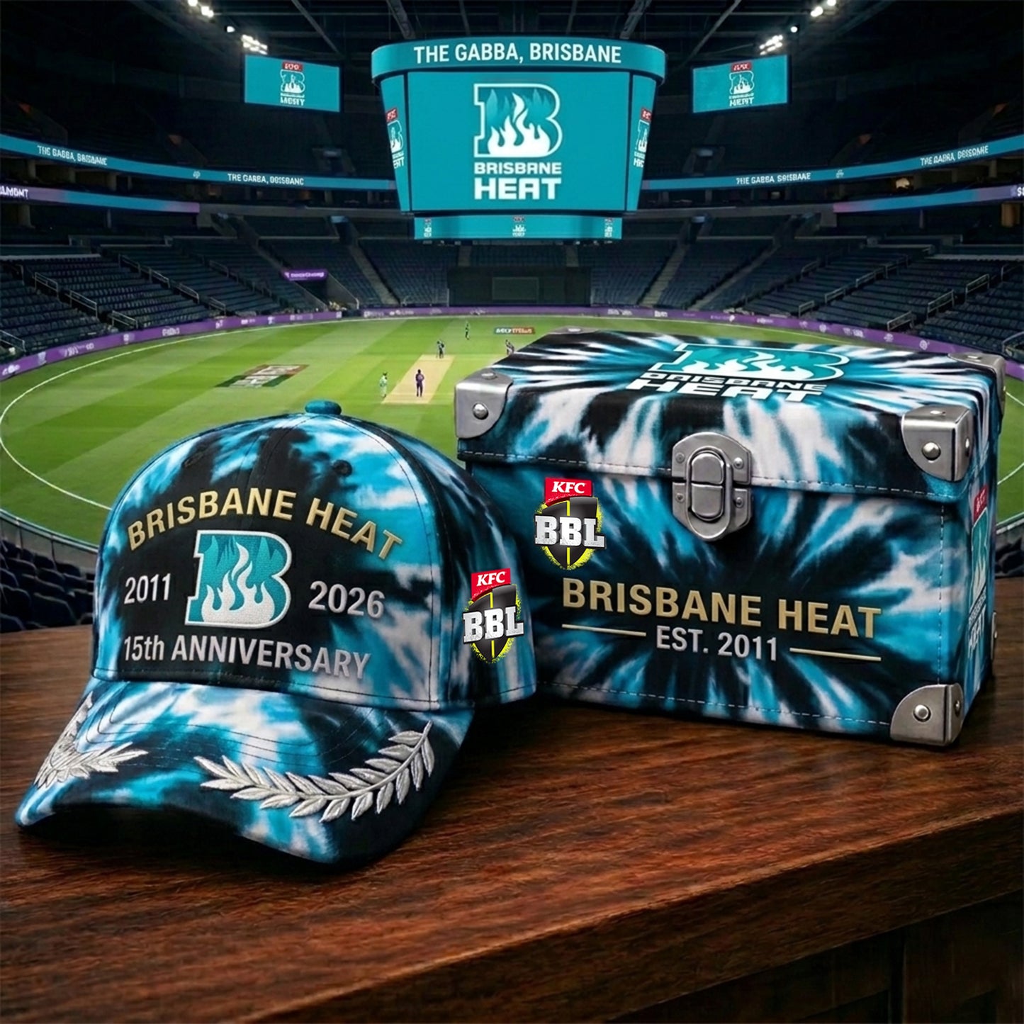 PREMIUM BBL X BH RETRO HIPPIE CRICKET CAP NDT NHM 240326
