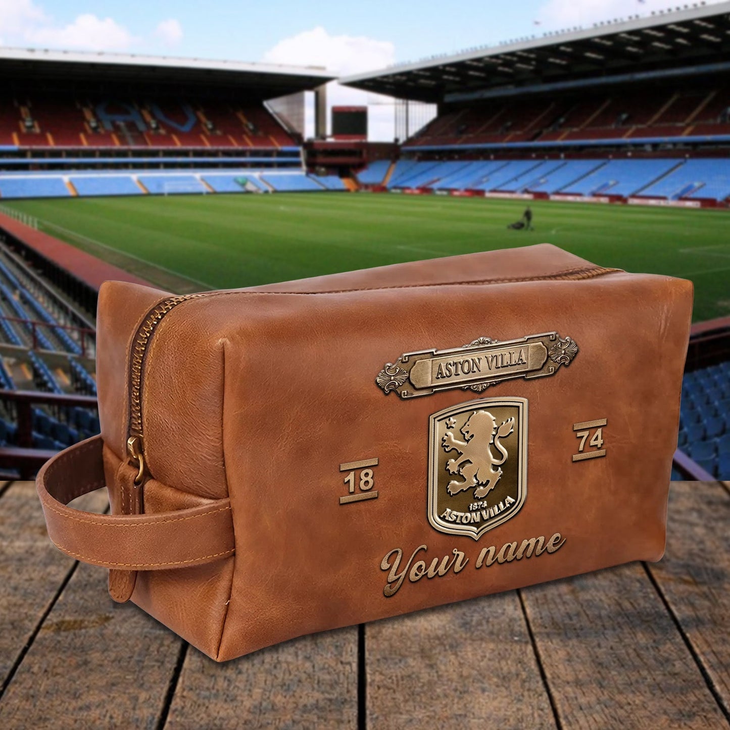 PREMIUM 𝐄𝐏𝐋 X AST 3D EMBOSSED LEATHER TOILETRY BAG Limited Edition NDT NHM 020326