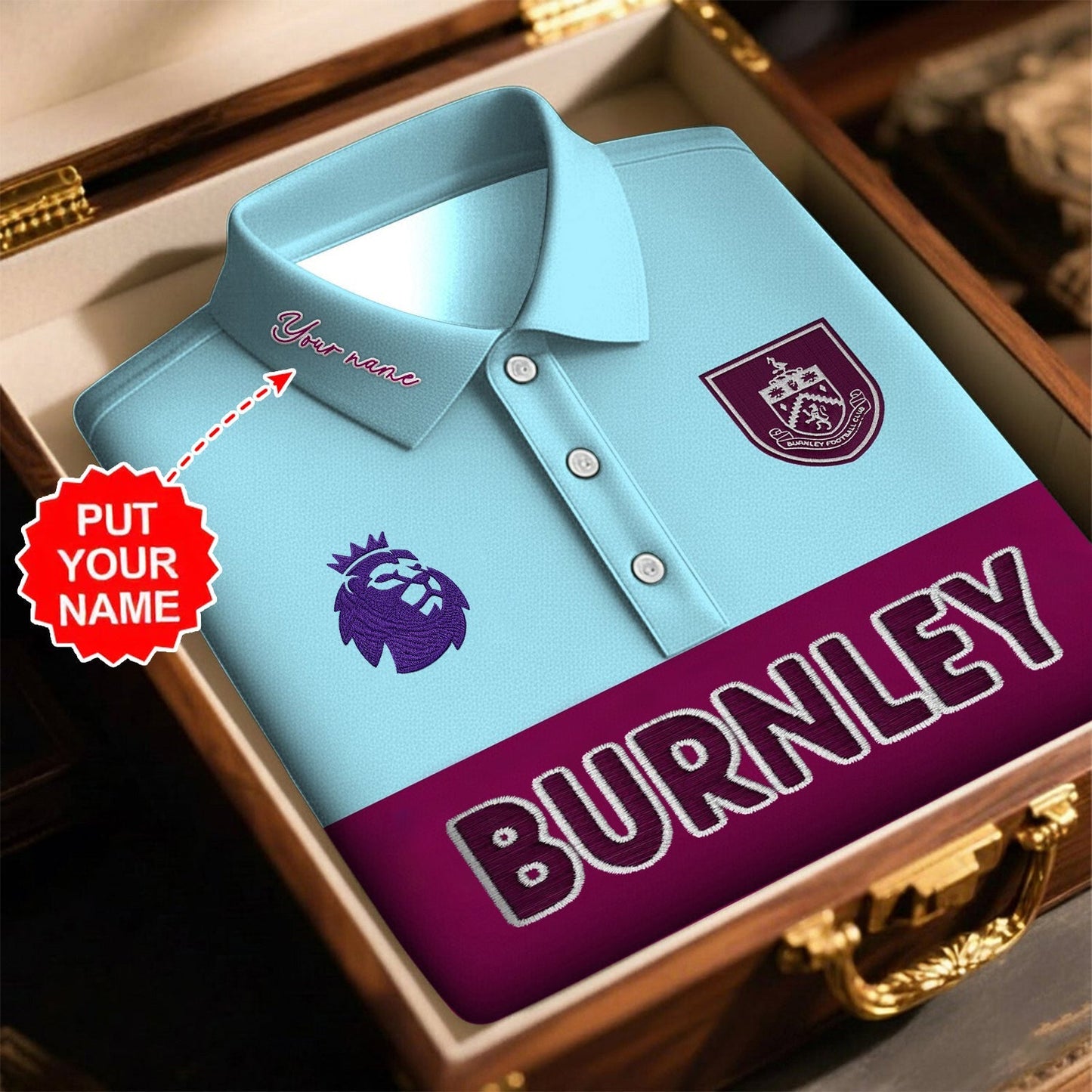 PREMIUM EPL X BUR ROYAL POLO SHIRT LIMITED EDITION V3 NDT NHM 120226