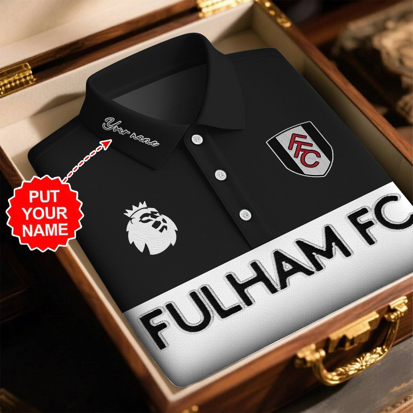 PREMIUM EPL X FUL ROYAL POLO SHIRT LIMITED EDITION V3 NDT NHM 120226