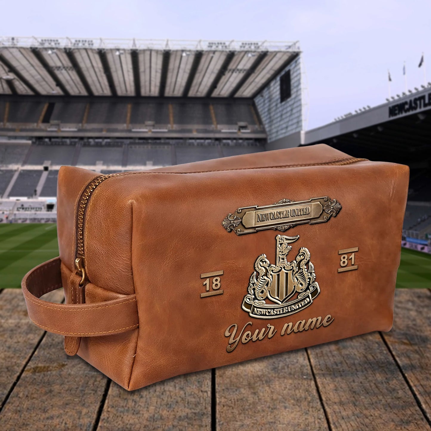 PREMIUM 𝐄𝐏𝐋 X NEW 3D EMBOSSED LEATHER TOILETRY BAG Limited Edition NDT NHM 020326