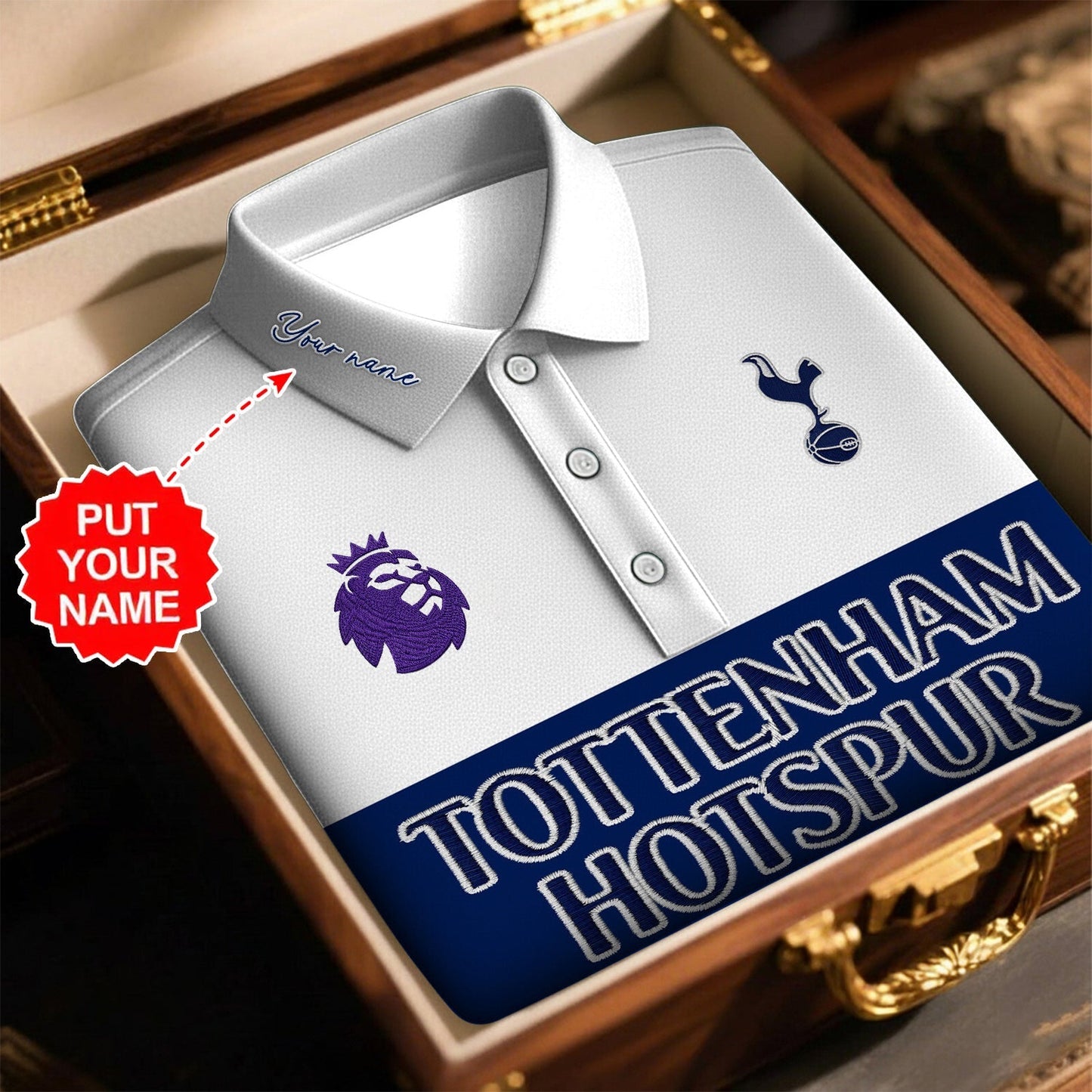 PREMIUM EPL X TOT ROYAL POLO SHIRT LIMITED EDITION V3 NDT NHM 120226