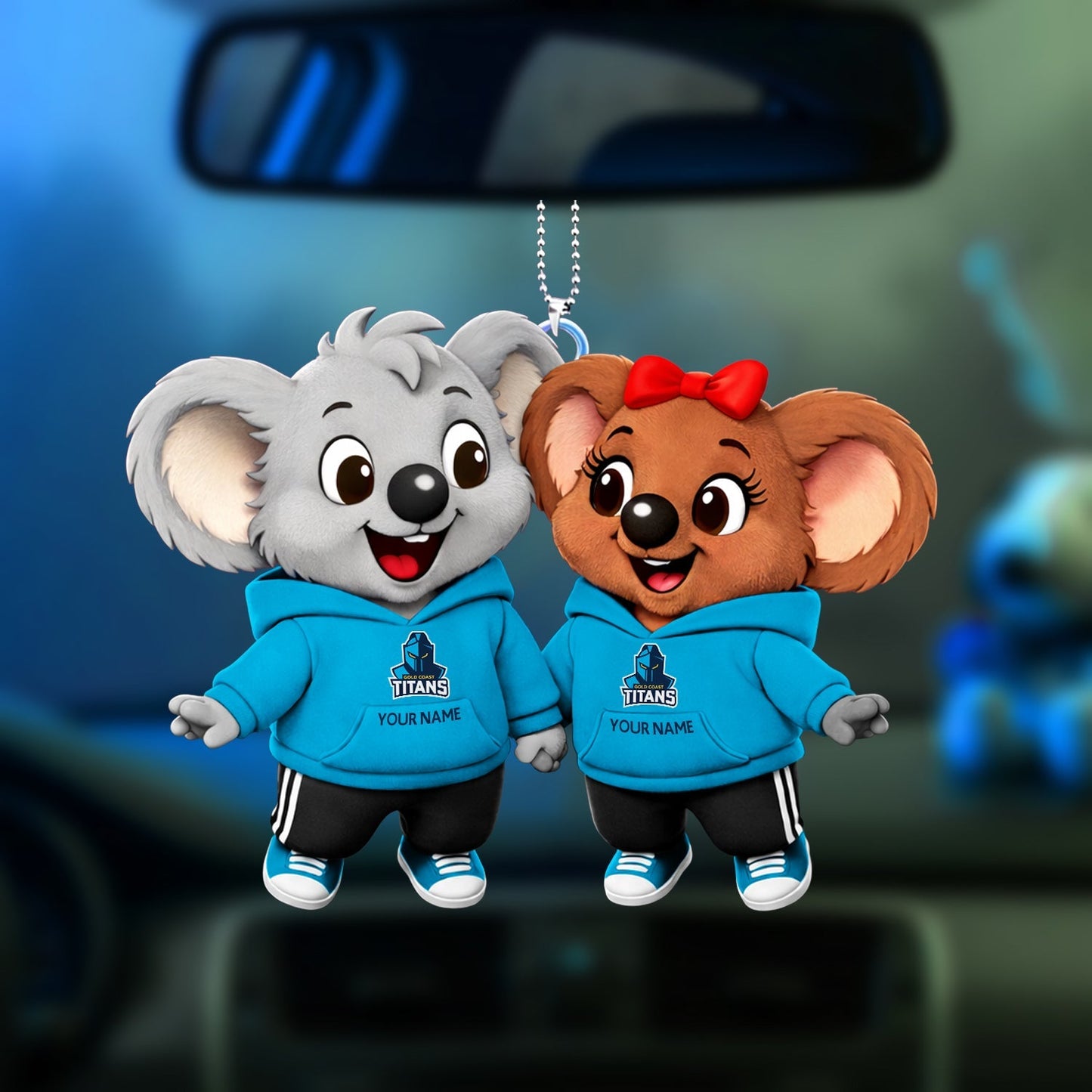 PREMIUM GCT X Blinky Bill & Nutsy Car Ornament NDT NHM 040326