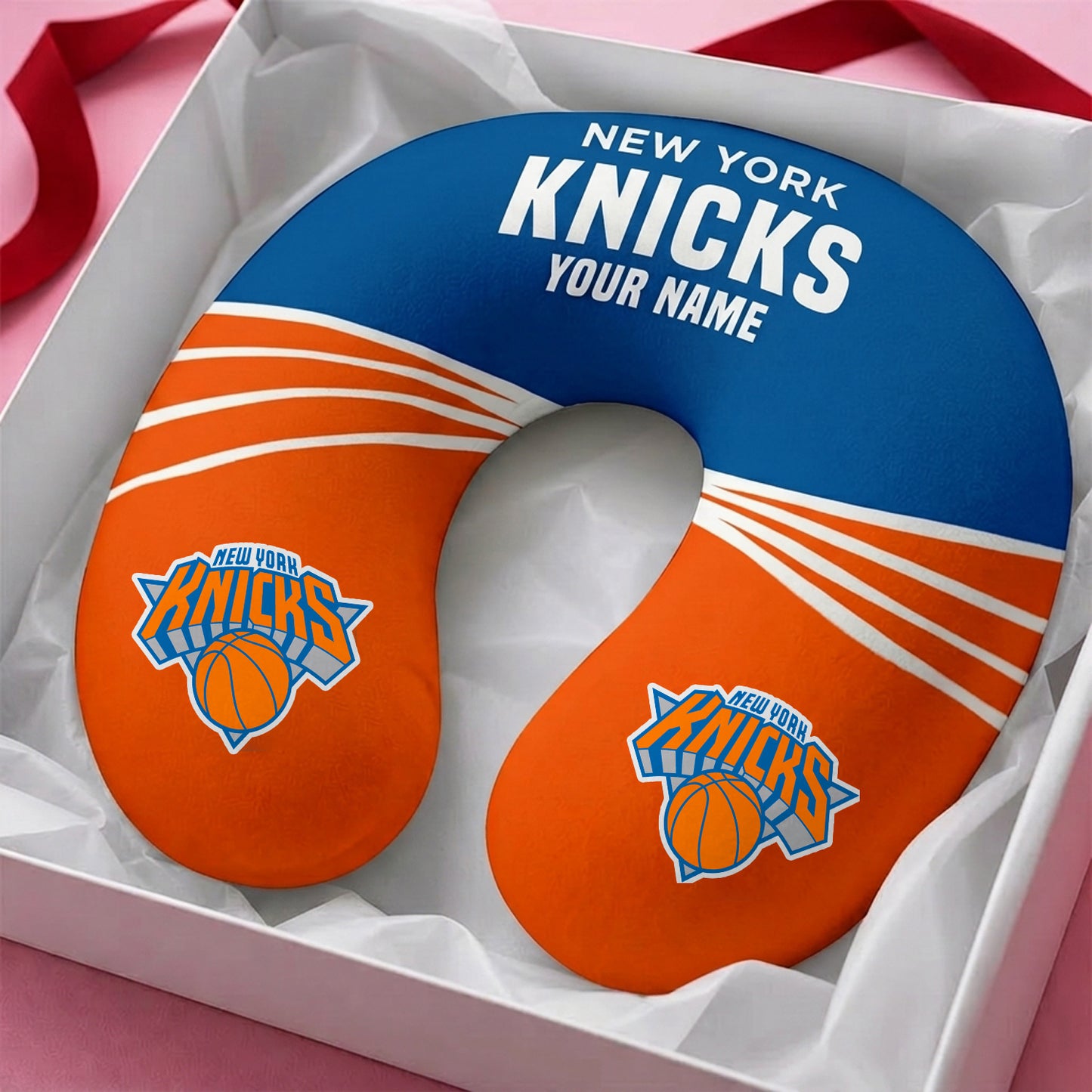 PREMIUM NBA X NYK Neck Pillow Custome Name For Fan NDT NHM 150526