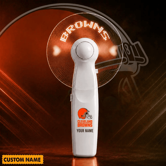 PREMIUM NFL X CLE USB Led Fan Custom Name Limited Editions NDT LVH240526