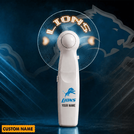 PREMIUM NFL X DET USB Led Fan Custom Name Limited Editions NDT LVH240526