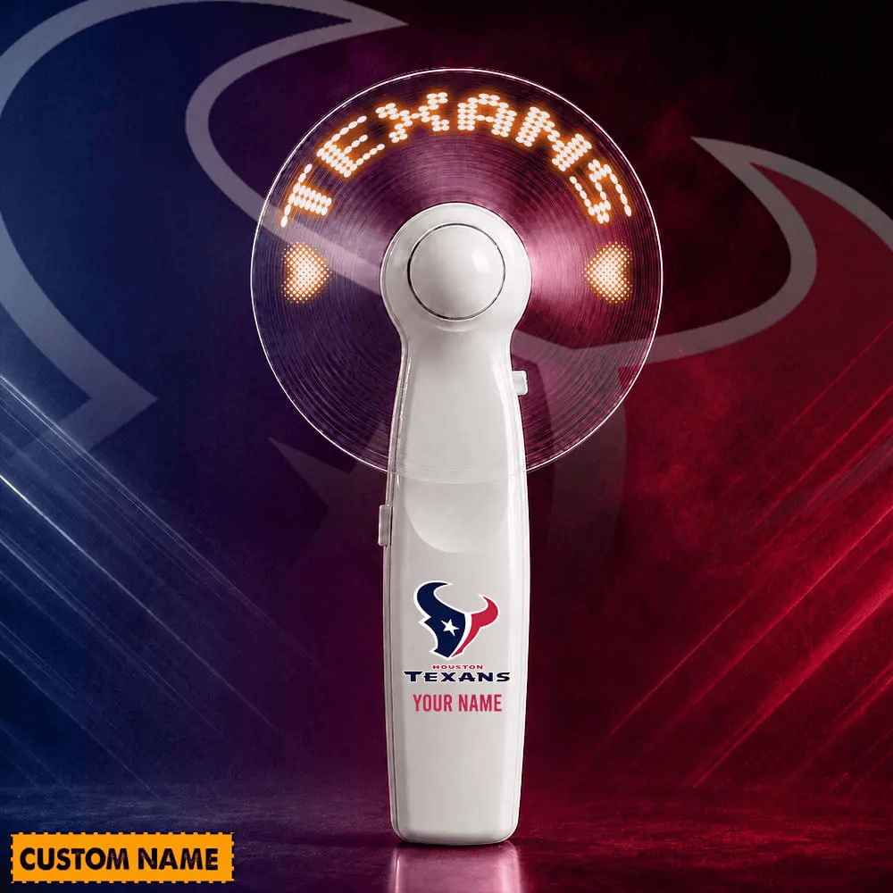 PREMIUM NFL X HOU USB Led Fan Custom Name Limited Editions NDT LVH240526
