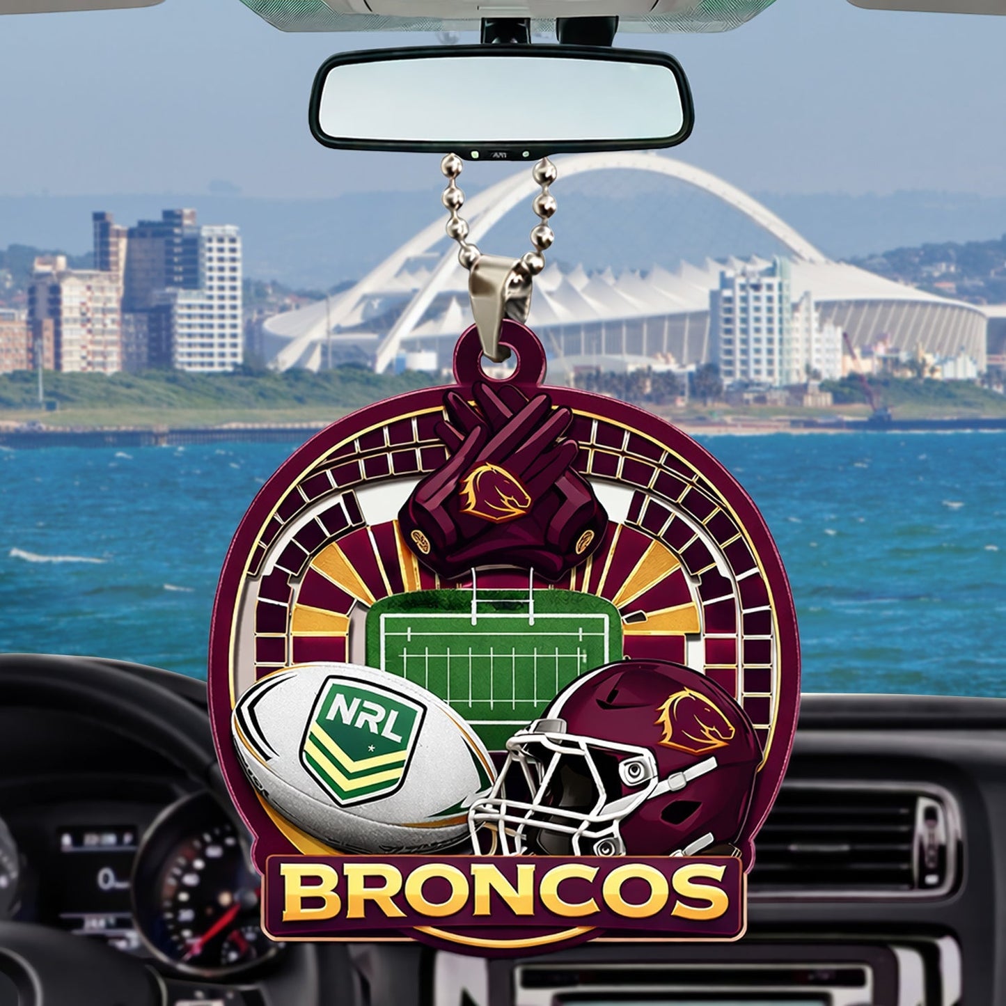 PREMIUM NRL X BB 3D STADIUM ON-BOARD GLORY ORNAMENT LIMITED EDITION NDT NHM 100326