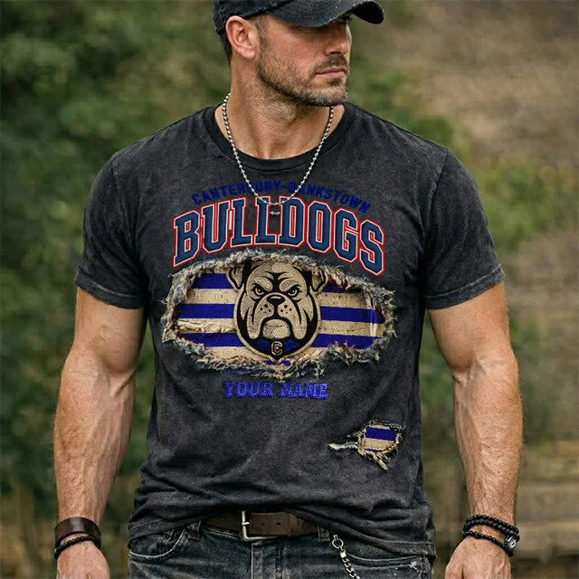 PREMIUM NRL X CBB Black Vintage Washed T-shirt NDT NTN 040426
