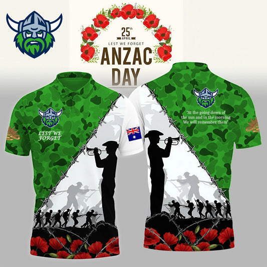 PREMIUM NRL X CR ANZAC DAY POLO SHIRT LIMITED EDITION NDT NHM 130326