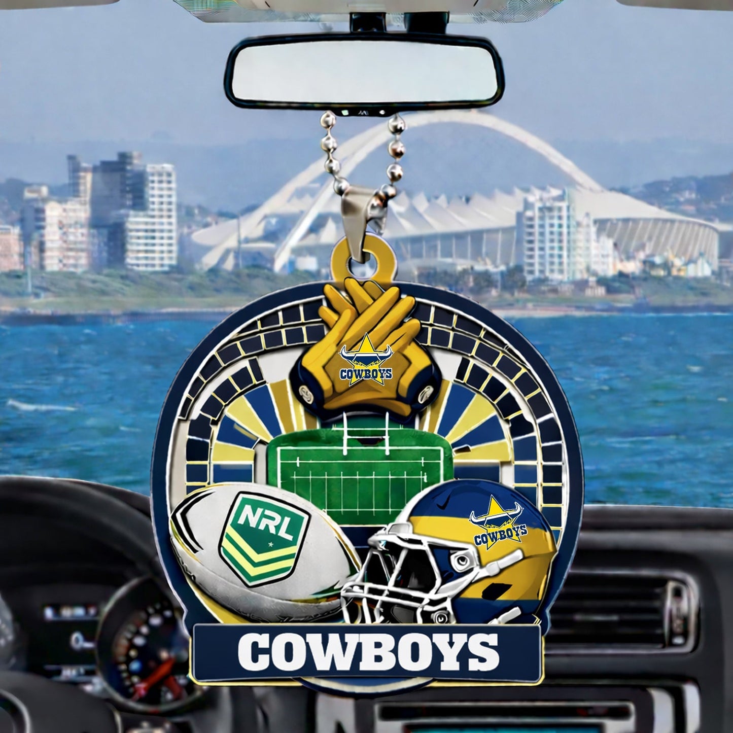 PREMIUM NRL X NQC 3D STADIUM ON-BOARD GLORY ORNAMENT LIMITED EDITION NDT NHM 100326