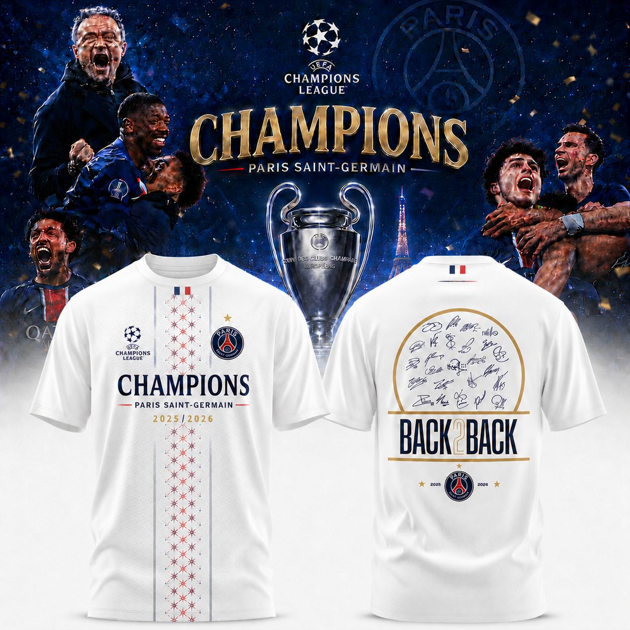 PREMIUM PSG X THANK FOR MEMORIES V0033 SHIRT LIMITED EDITIONS NDT VHM 010626