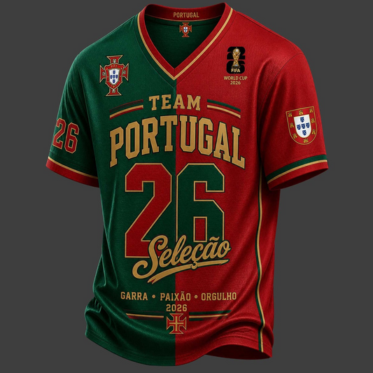 PREMIUM WC 2026 X POR V-Neck Jersey LIMIED EDITIONS NDT VHM 190526