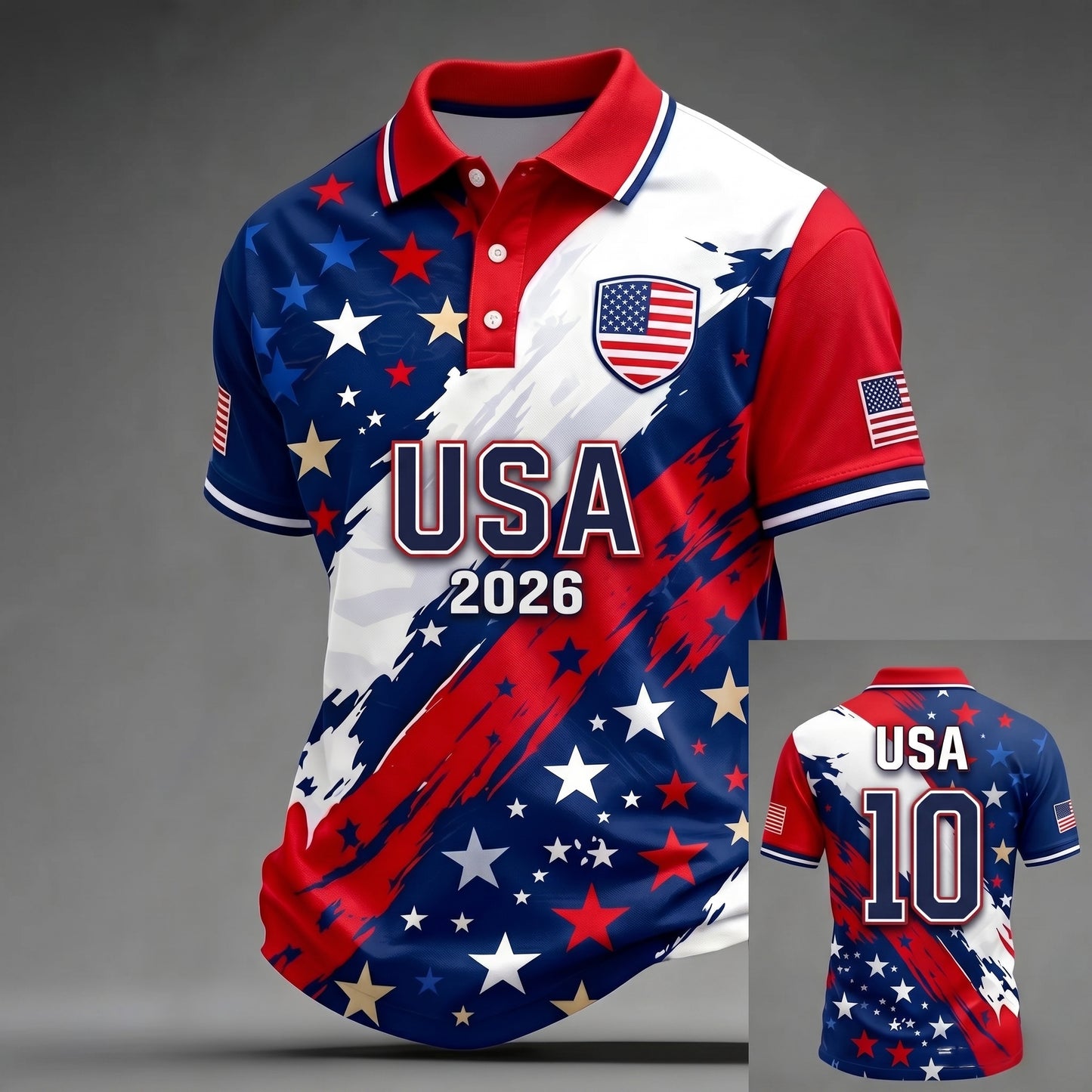 PREMIUM WC26 X USA POLO  Shirt V1 NDT VHM 130626