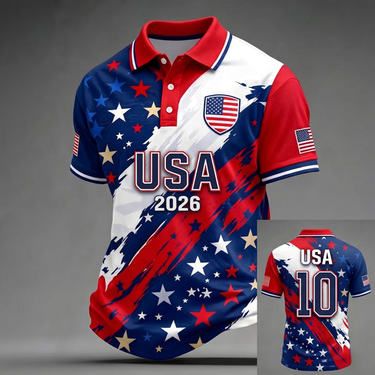 PREMIUM WC26 X USA POLO  Shirt V1 NDT VHM 130626