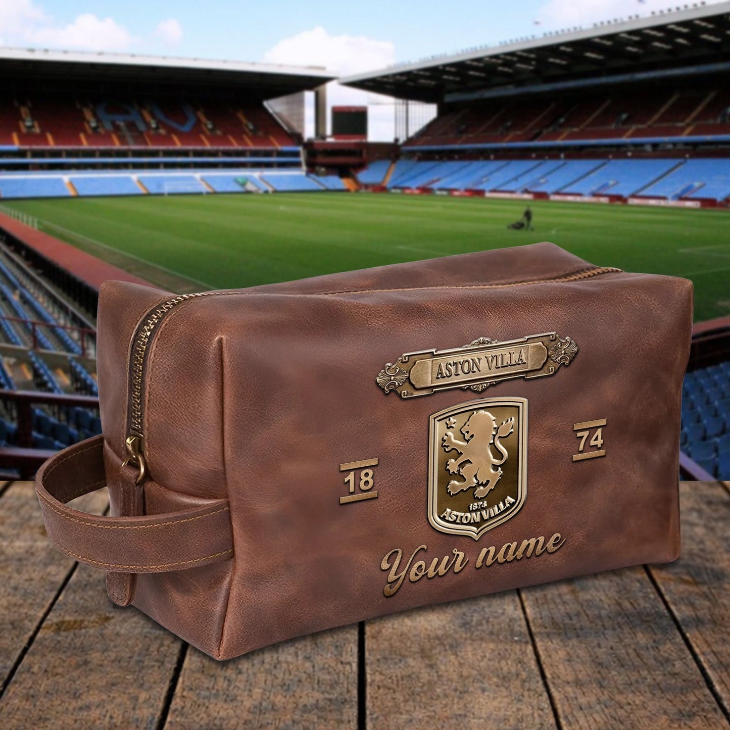 PREMIUM 𝐄𝐏𝐋 X AST 3D EMBOSSED LEATHER TOILETRY BAG Limited Edition NDT NHM 020326